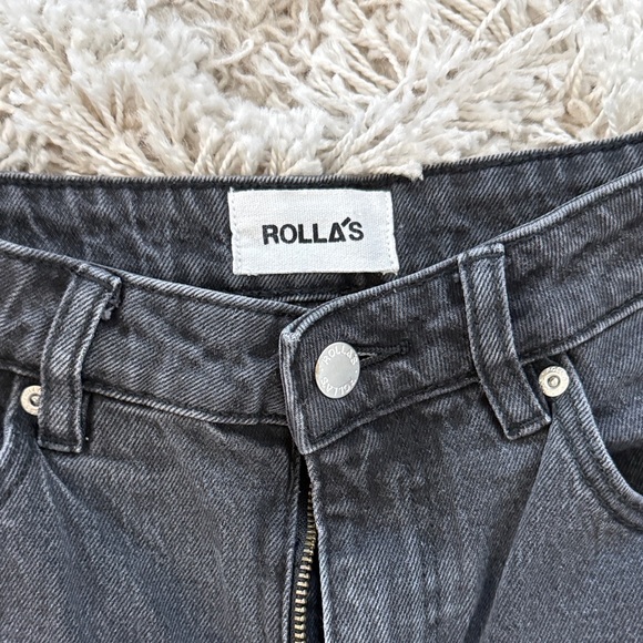 ROLLA'S High Rise Straight Leg Jeans - Picture 2 of 5